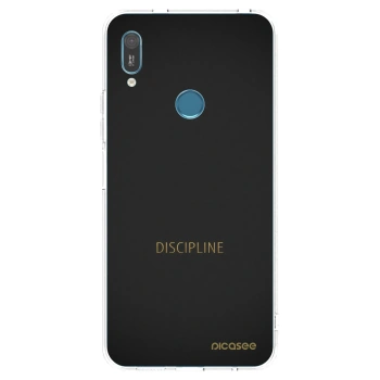 Picasee silikónový prehľadný obal pre Huawei Y6 2019 - Discipline