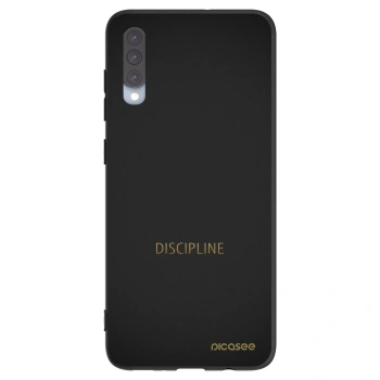 Picasee silikónový čierny obal pre Samsung Galaxy A70 A705F - Discipline