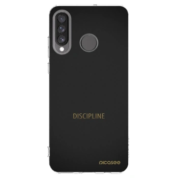 Picasee silikónový prehľadný obal pre Huawei P30 Lite - Discipline