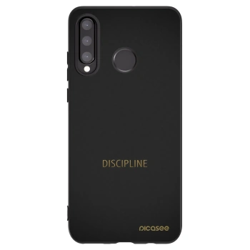 Picasee silikónový čierny obal pre Huawei P30 Lite - Discipline