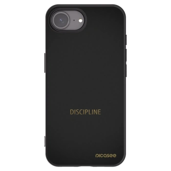 Picasee silikónový čierny obal pre Apple iPhone 17e - Discipline