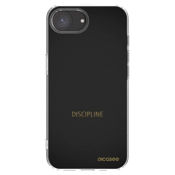 Picasee silikónový prehľadný obal pre Apple iPhone 17e - Discipline