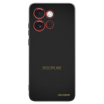 Picasee silikónový čierny obal pre Motorola Edge 60 Neo 5G - Discipline