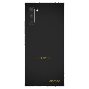 Picasee silikónový prehľadný obal pre Samsung Galaxy Note 10 N970F - Discipline