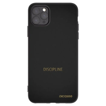 Picasee silikónový čierny obal pre Apple iPhone 11 Pro Max - Discipline