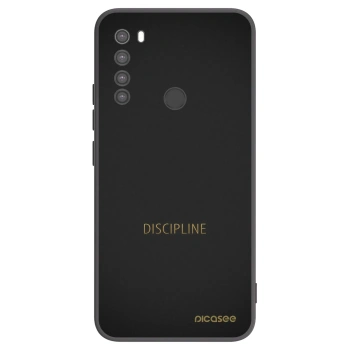 Picasee silikónový čierny obal pre Xiaomi Redmi Note 8 - Discipline