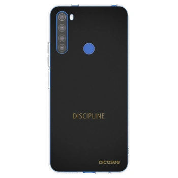 Picasee silikónový prehľadný obal pre Xiaomi Redmi Note 8T - Discipline