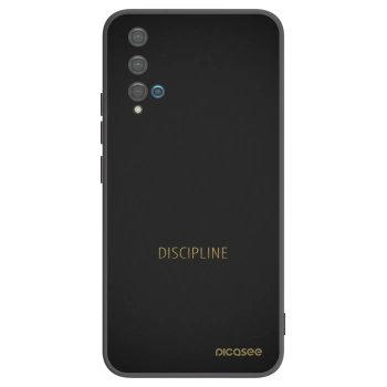 Picasee silikónový čierny obal pre Huawei Nova 5T - Discipline