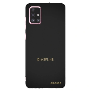 Picasee silikónový prehľadný obal pre Samsung Galaxy A71 A715F - Discipline