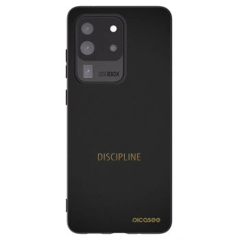 Picasee silikónový čierny obal pre Samsung Galaxy S20 Ultra 5G G988F - Discipline