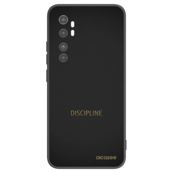 Picasee silikónový čierny obal pre Xiaomi Mi Note 10 Lite - Discipline