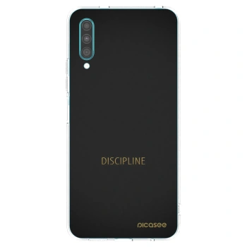 Picasee silikónový prehľadný obal pre Samsung Galaxy A30s A307F - Discipline