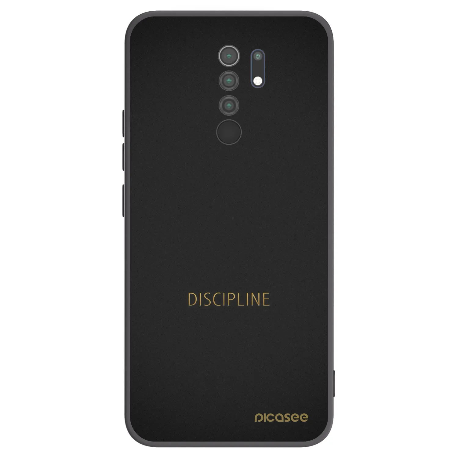 Picasee silikónový čierny obal pre Xiaomi Redmi 9 - Discipline
