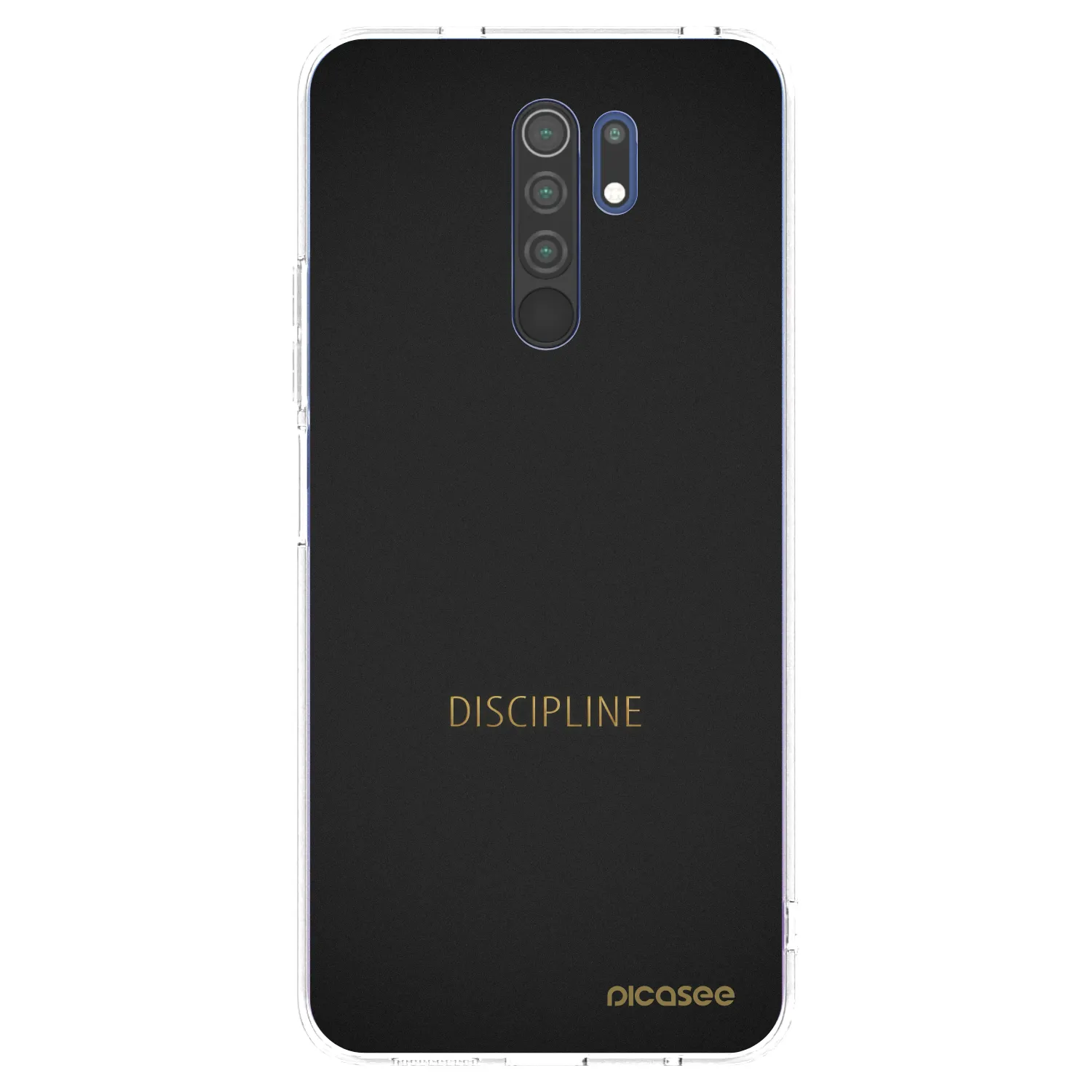 Silikónový prehľadný obal pre Xiaomi Redmi 9 - Discipline