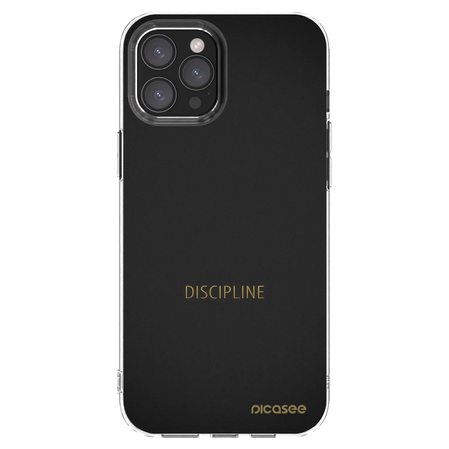Silikónový prehľadný obal pre Apple iPhone 12 Pro Max - Discipline