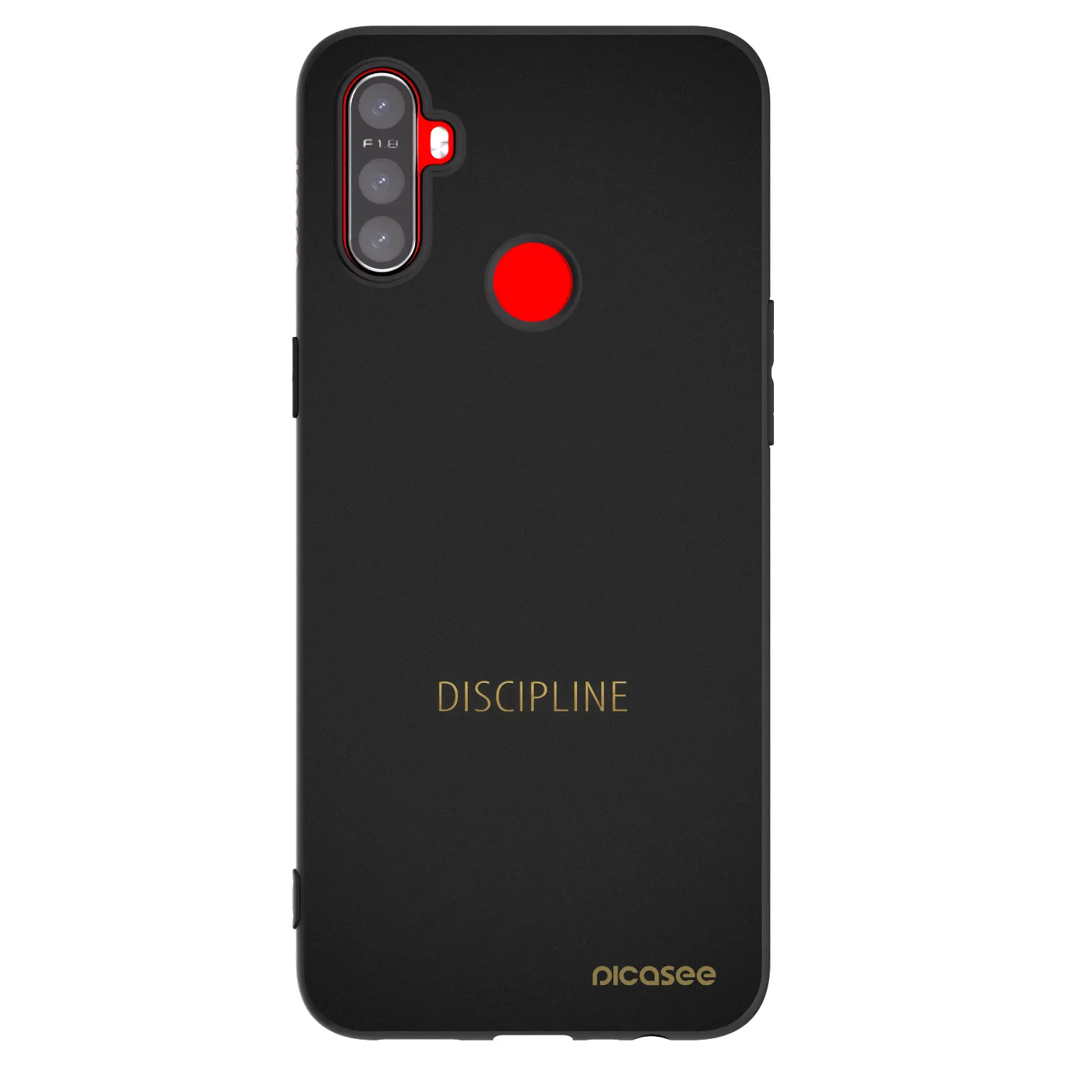 Picasee silikónový čierny obal pre Realme C3 - Discipline