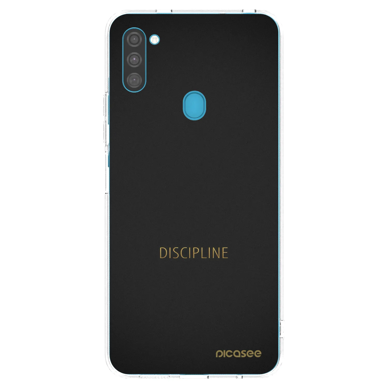Silikónový prehľadný obal pre Samsung Galaxy M11 - Discipline
