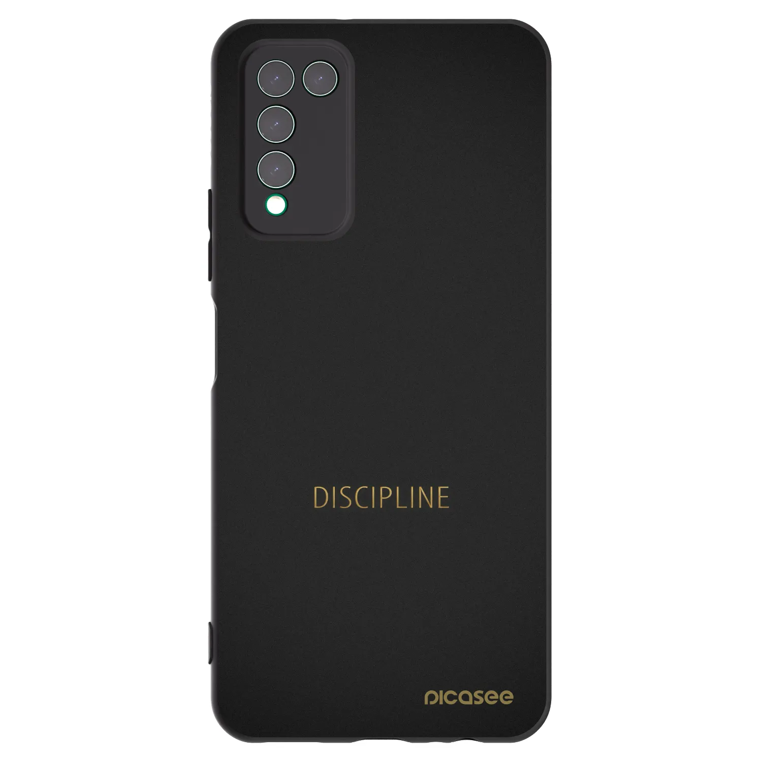 Picasee silikónový čierny obal pre Honor 10X Lite - Discipline