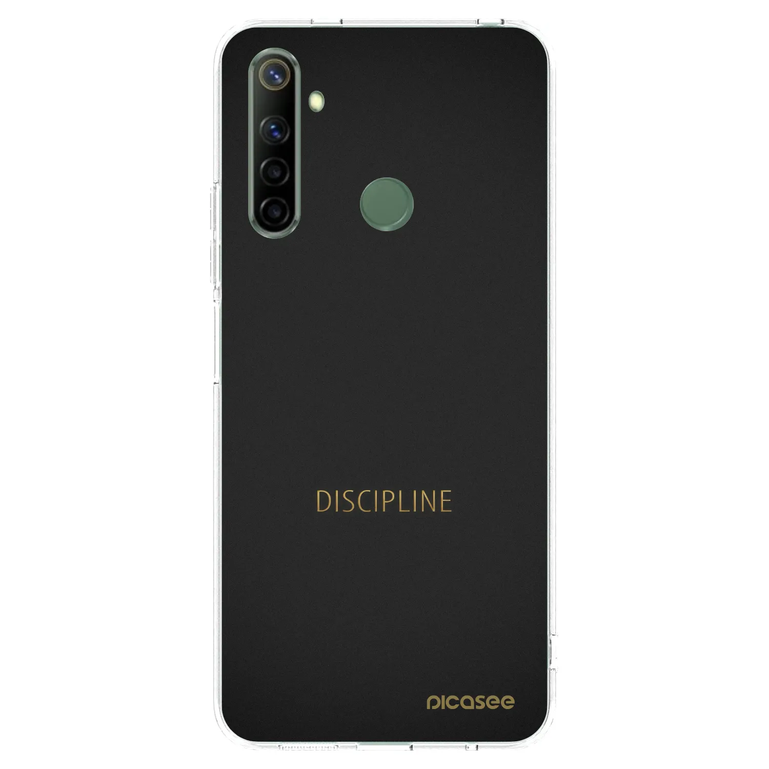Picasee silikónový prehľadný obal pre Realme 6i - Discipline