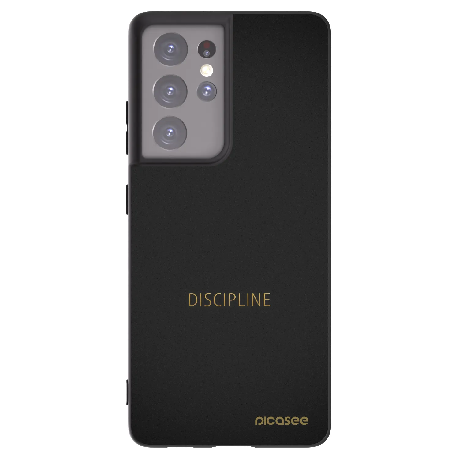 Silikónový čierny obal pre Samsung Galaxy S21 Ultra 5G G998B - Discipline