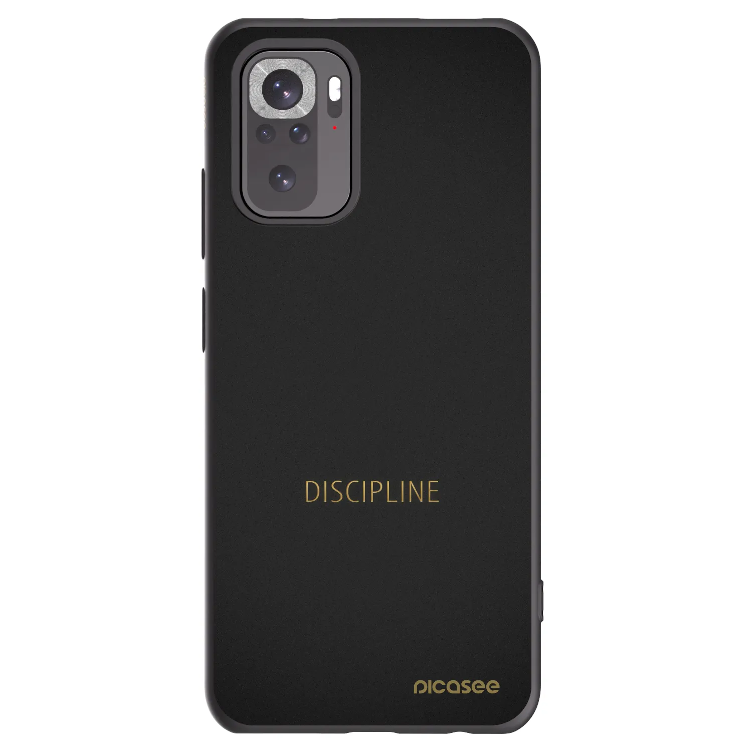 Picasee silikónový čierny obal pre Xiaomi Redmi Note 10 - Discipline