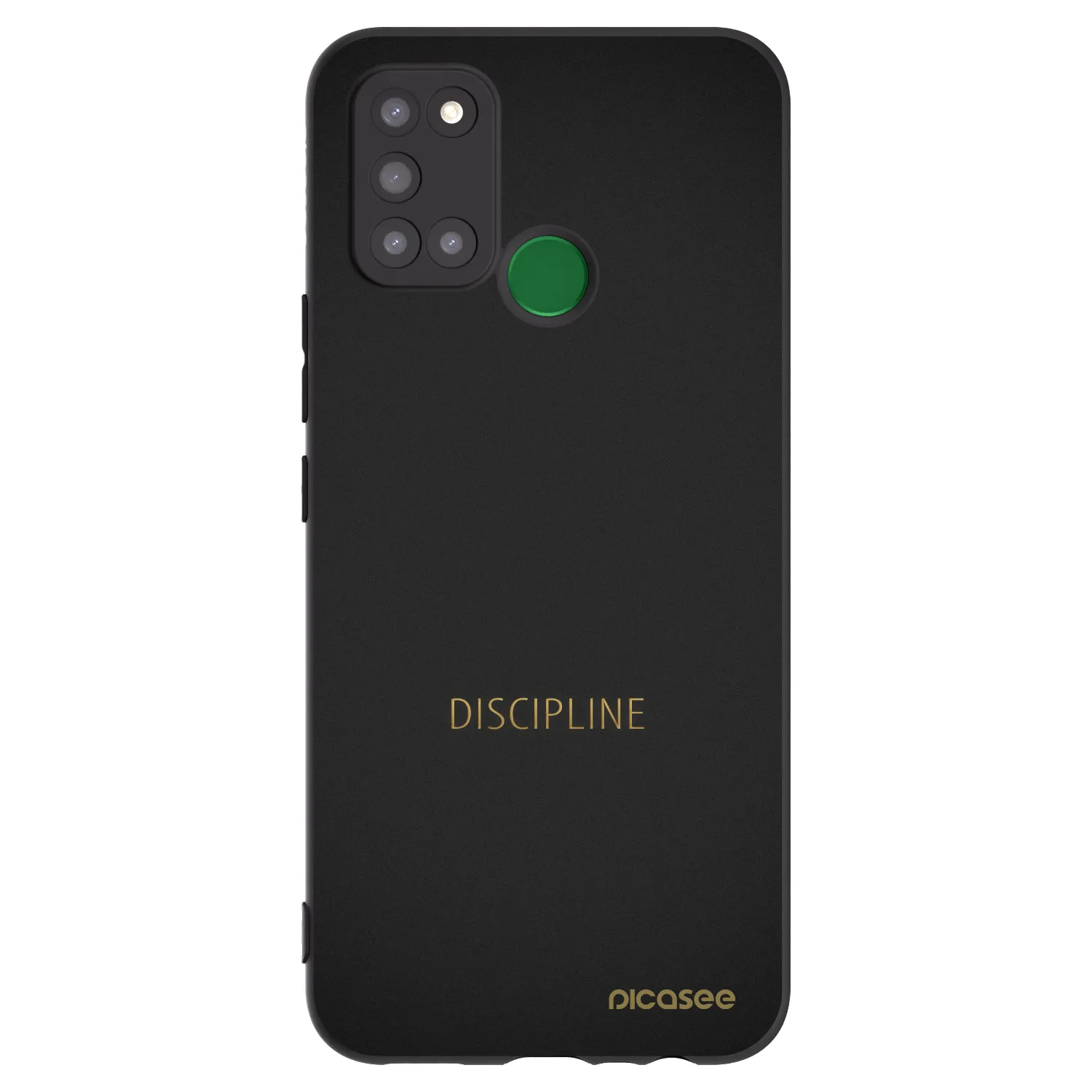 Picasee silikónový čierny obal pre Realme 7i - Discipline