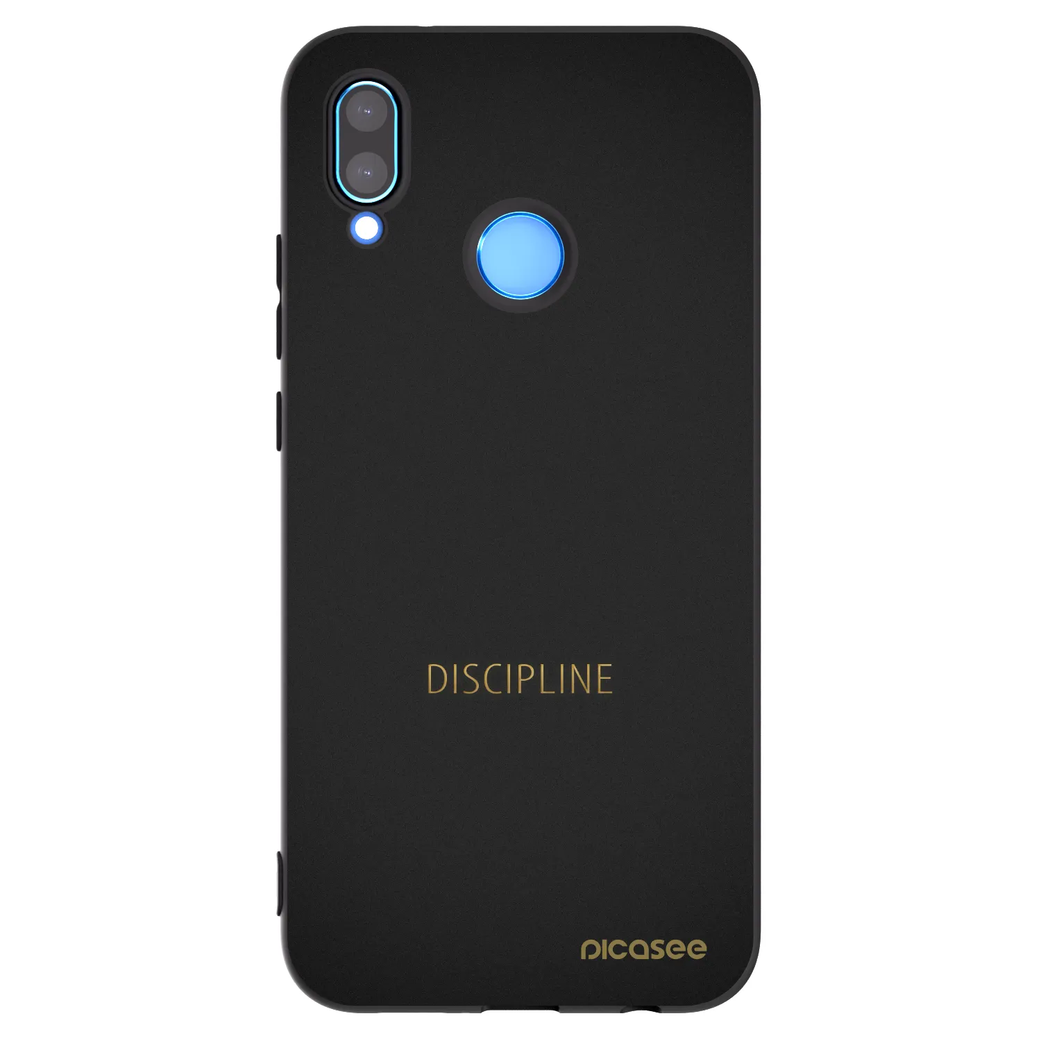Picasee silikónový čierny obal pre Huawei P20 Lite - Discipline