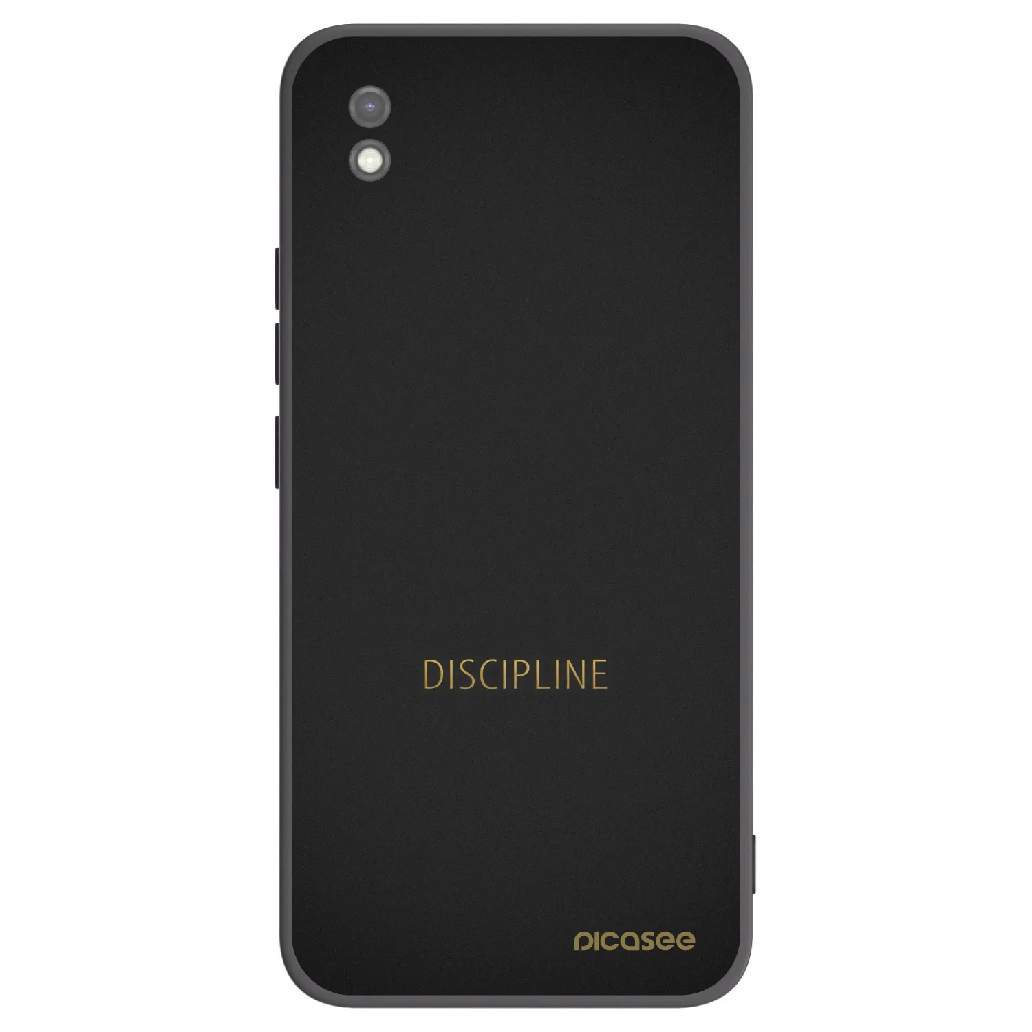 Picasee silikónový čierny obal pre Xiaomi Redmi 9AT - Discipline