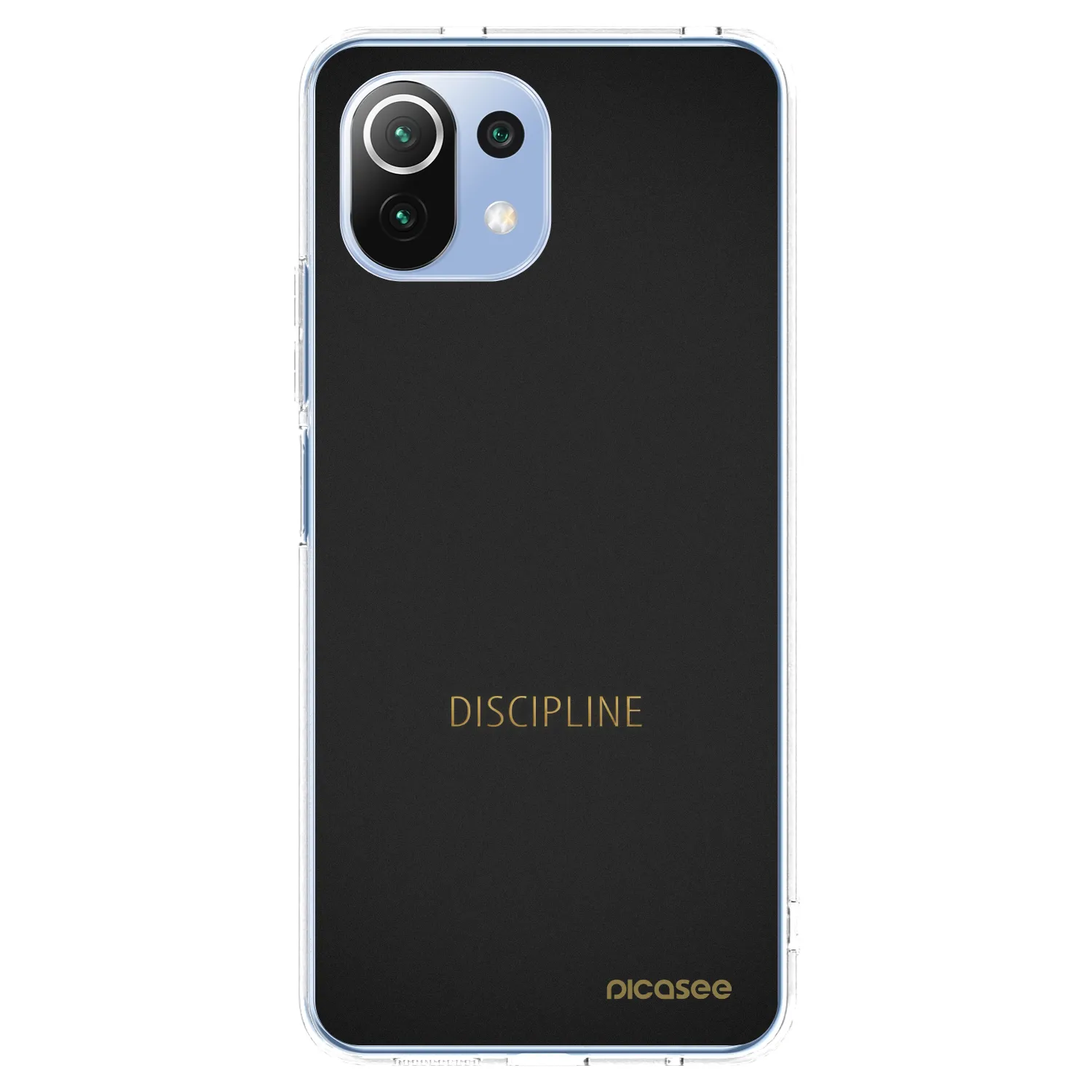 Silikónový prehľadný obal pre Xiaomi Mi 11 Lite - Discipline