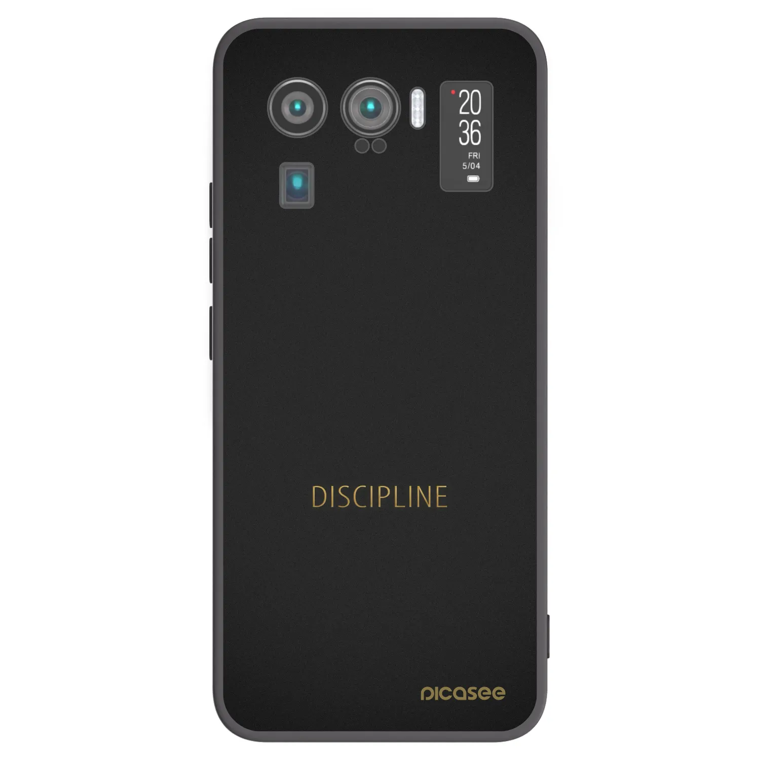 Picasee silikónový čierny obal pre Xiaomi Mi 11 Ultra - Discipline