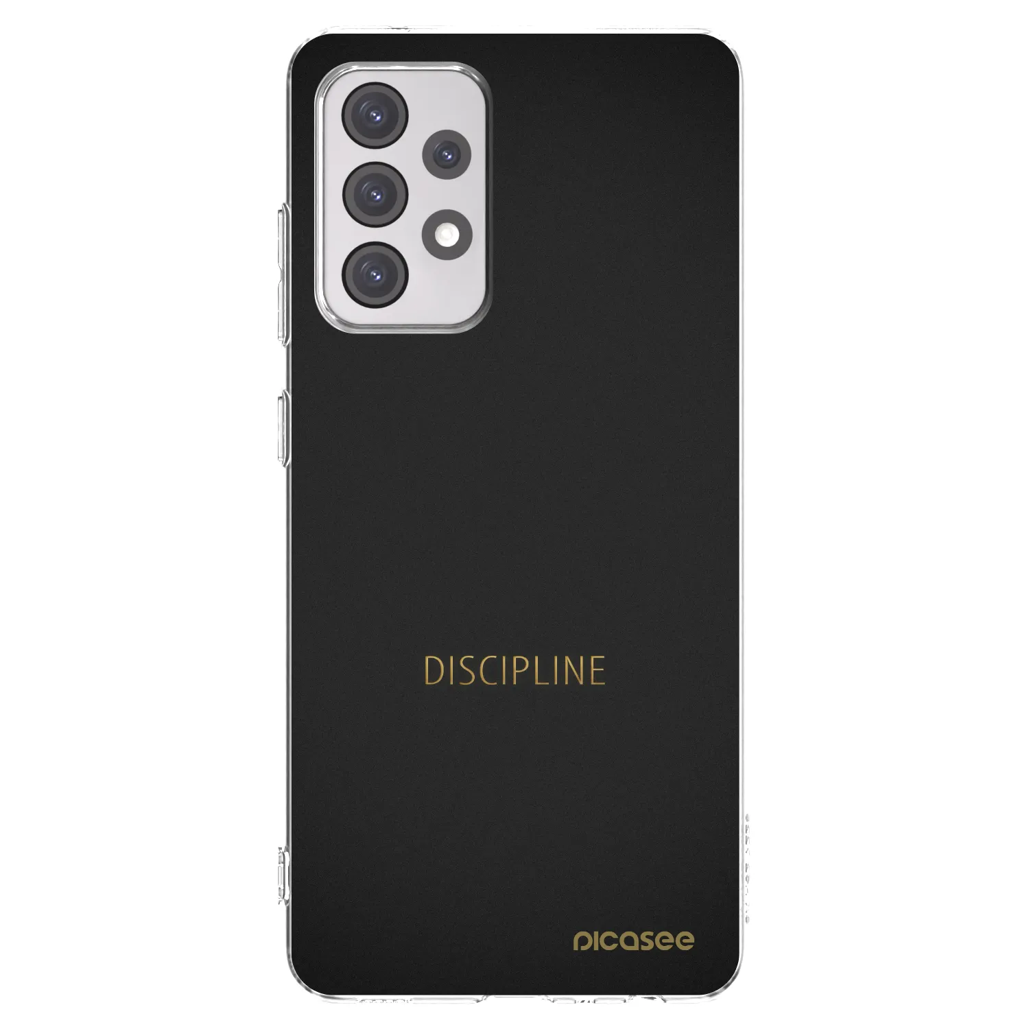 Picasee silikónový prehľadný obal pre Samsung Galaxy A52s 5G A528B - Discipline