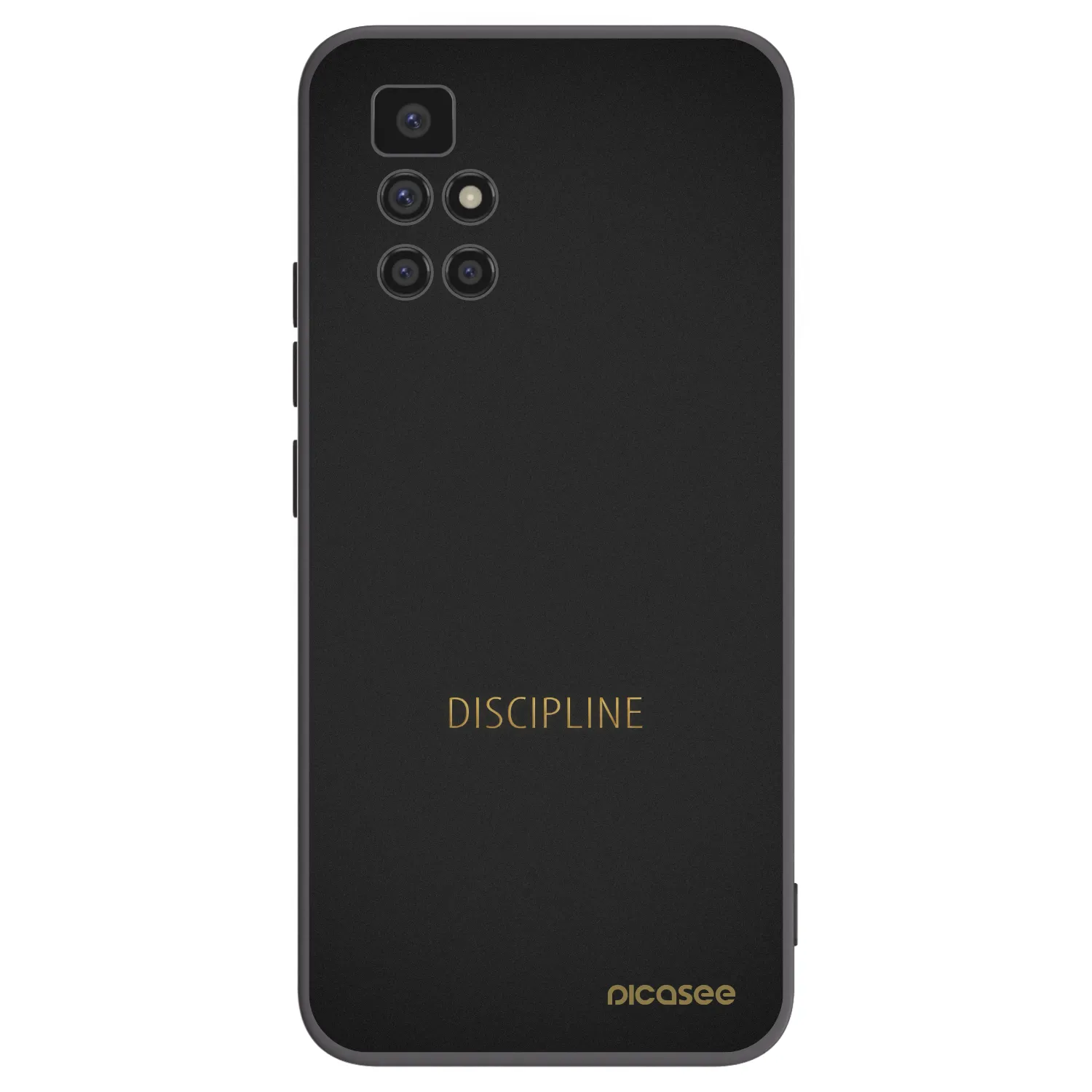 Picasee silikónový čierny obal pre Xiaomi Redmi 10 - Discipline