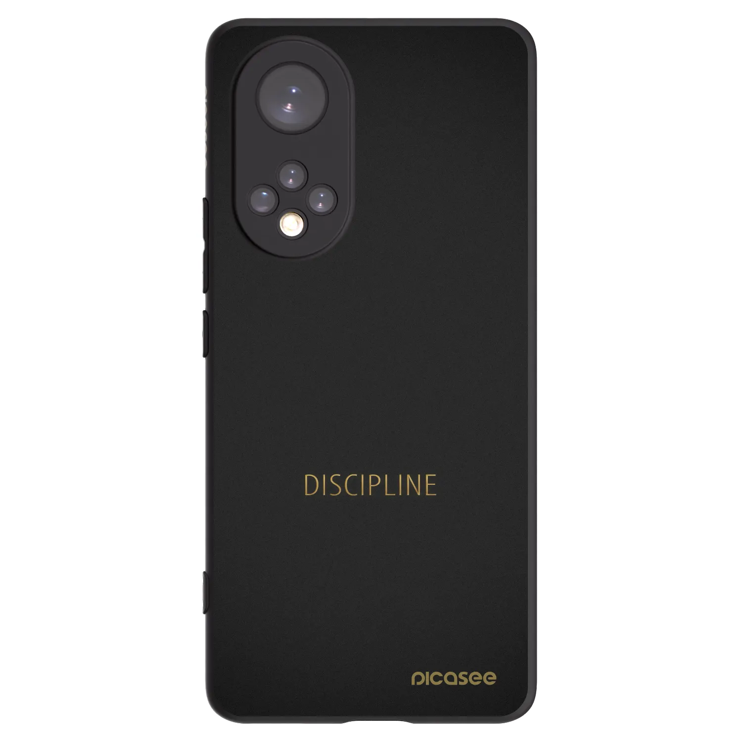 Picasee silikónový čierny obal pre Honor 50 5G - Discipline