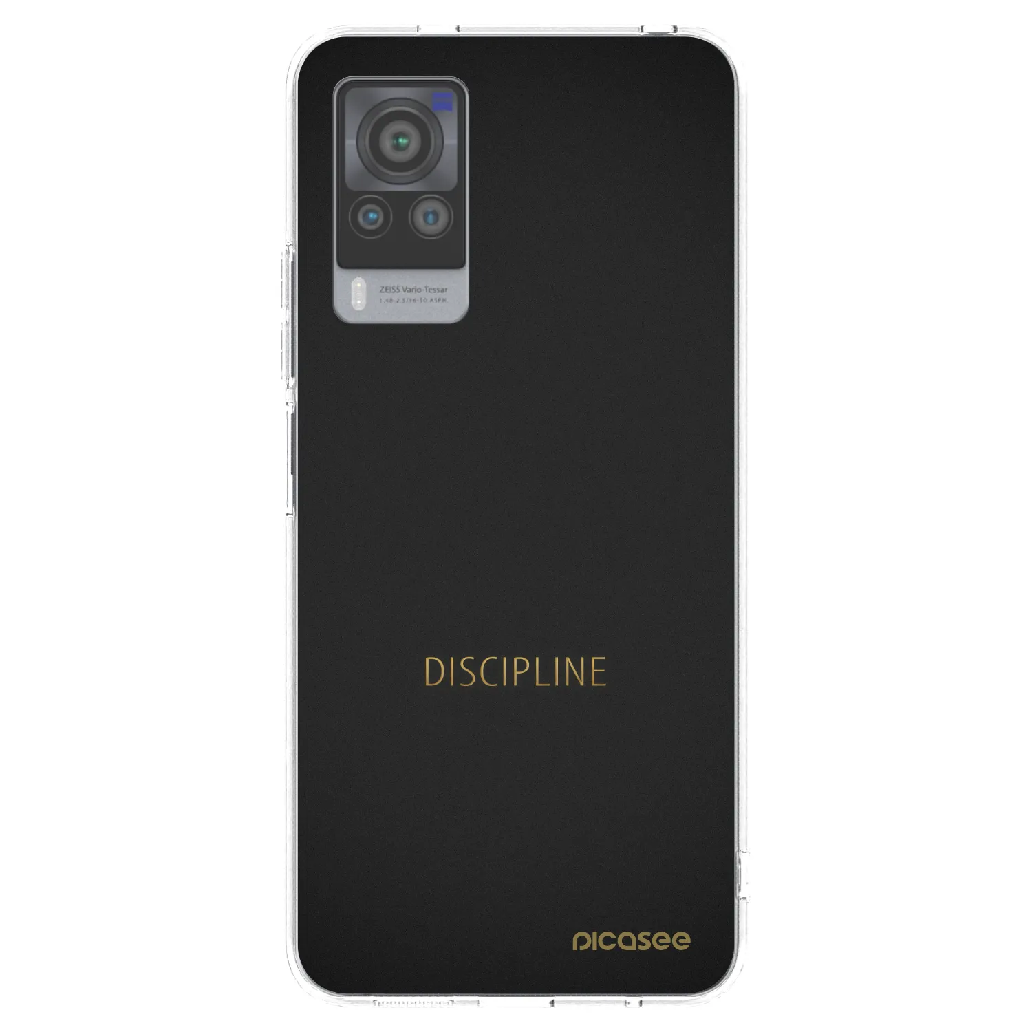 Picasee silikónový prehľadný obal pre Vivo X60 Pro 5G - Discipline