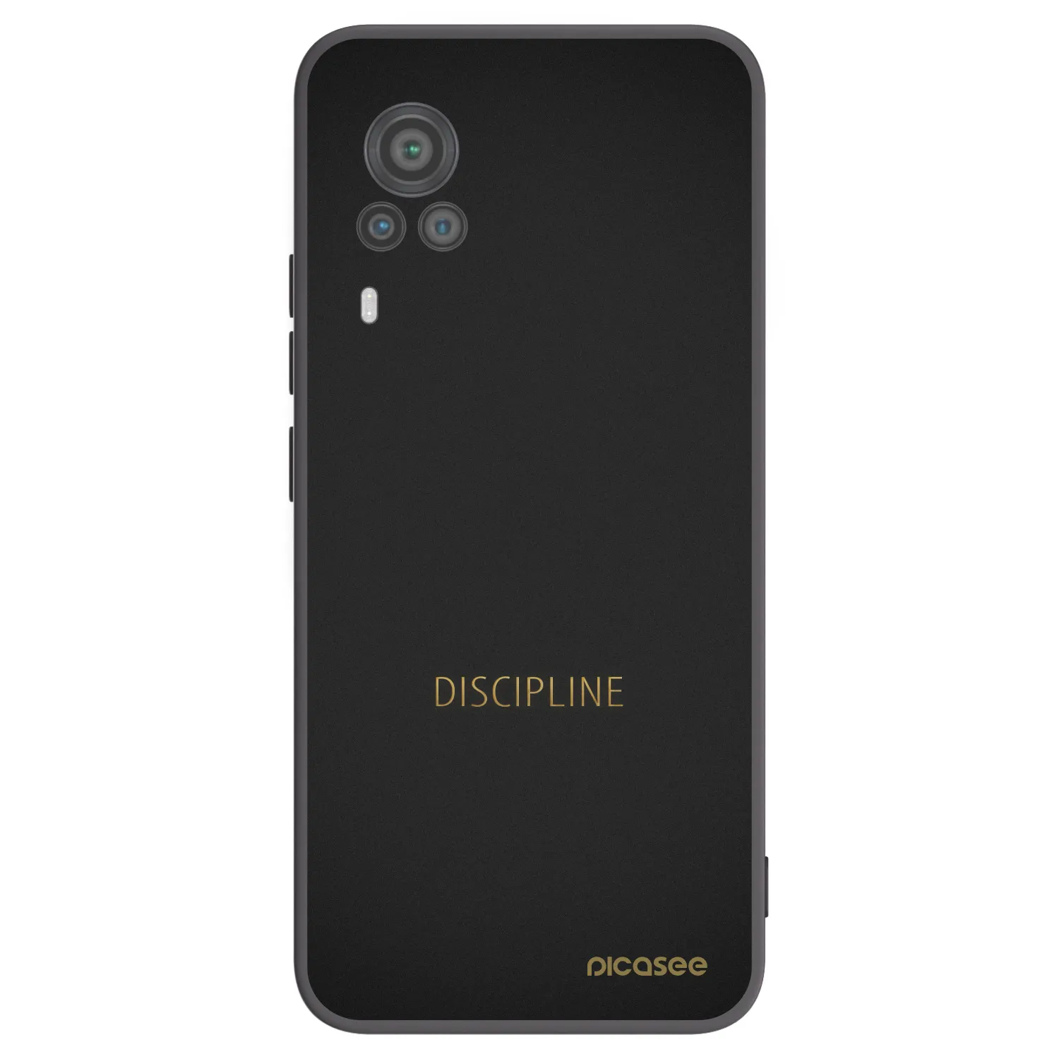 Picasee silikónový čierny obal pre Vivo X60 Pro 5G - Discipline