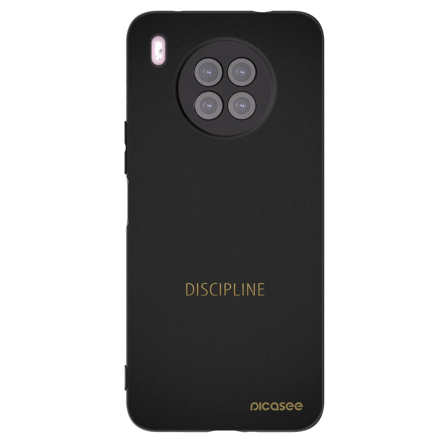 Picasee silikónový čierny obal pre Huawei Nova 8i - Discipline
