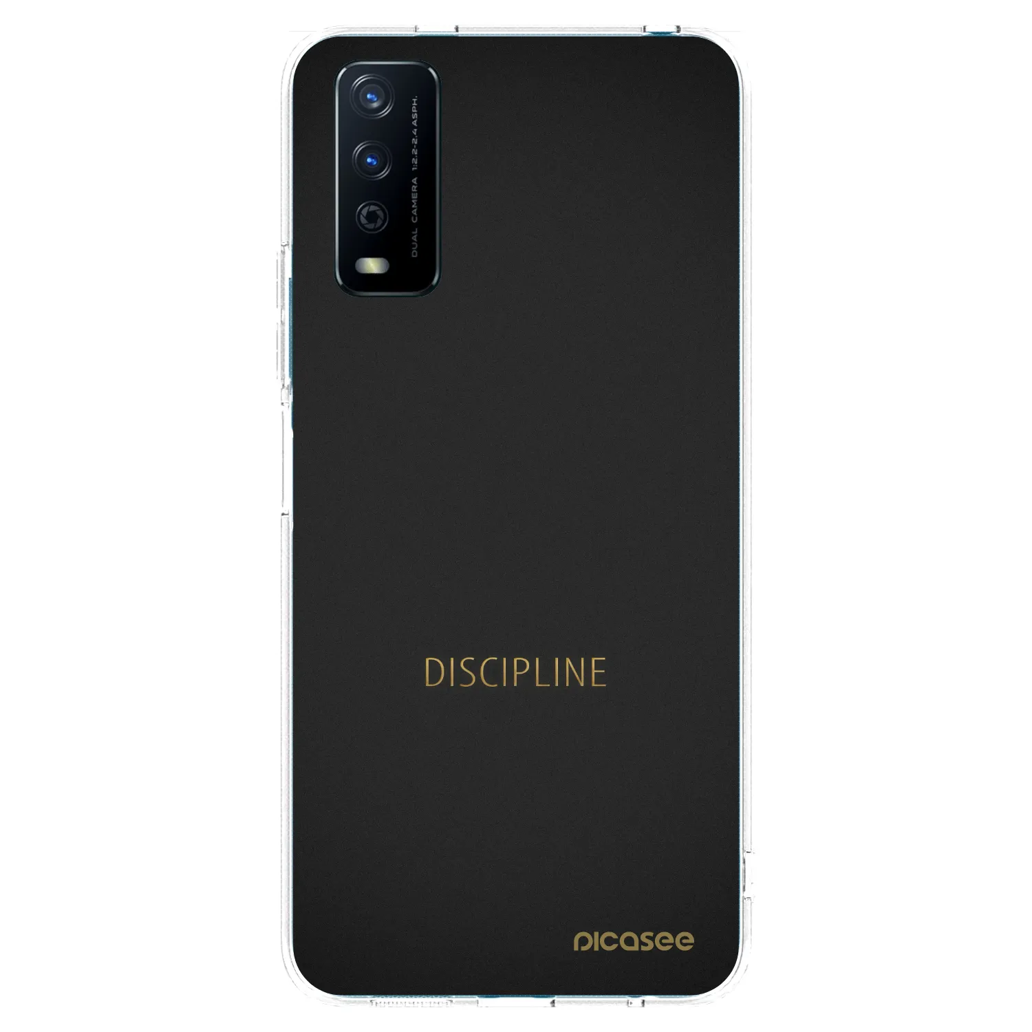 Picasee silikónový prehľadný obal pre Vivo Y11s - Discipline