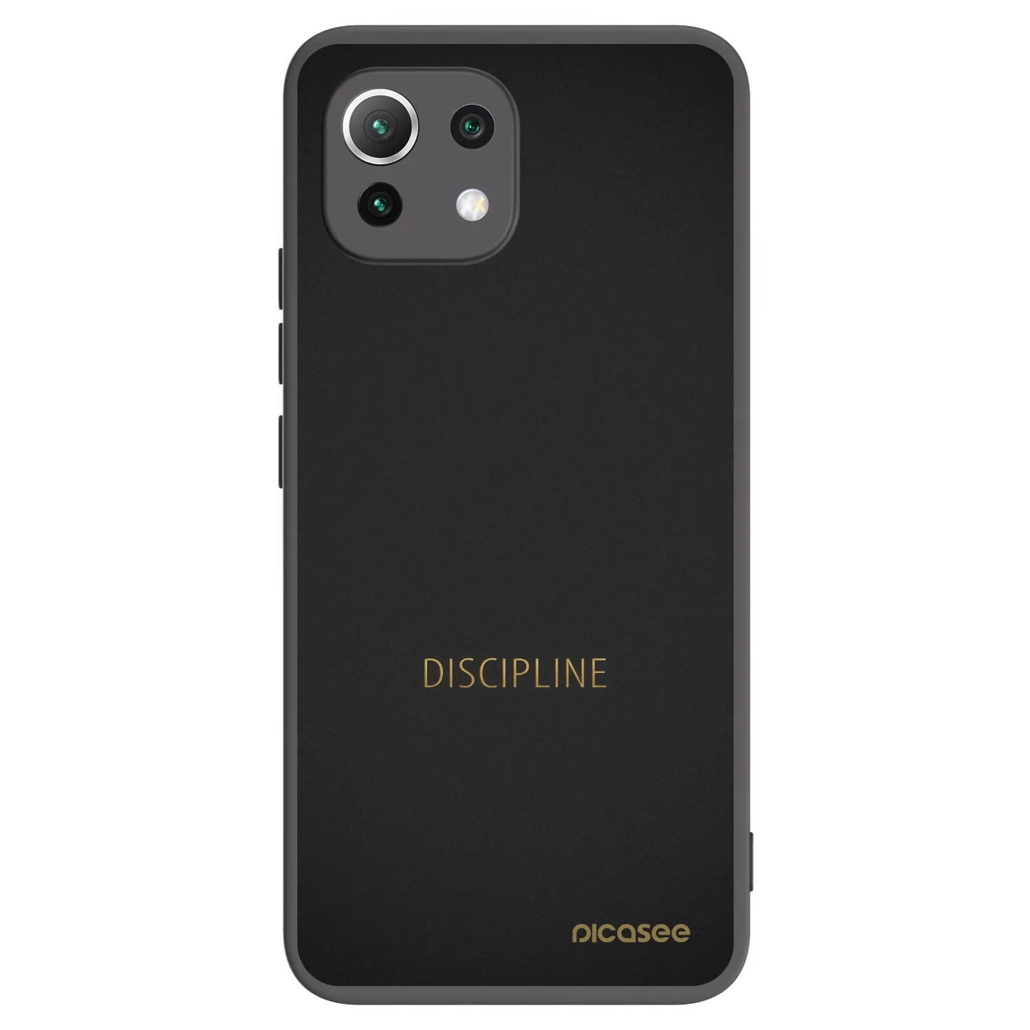 Picasee silikónový čierny obal pre Xiaomi 11 Lite 5G NE - Discipline