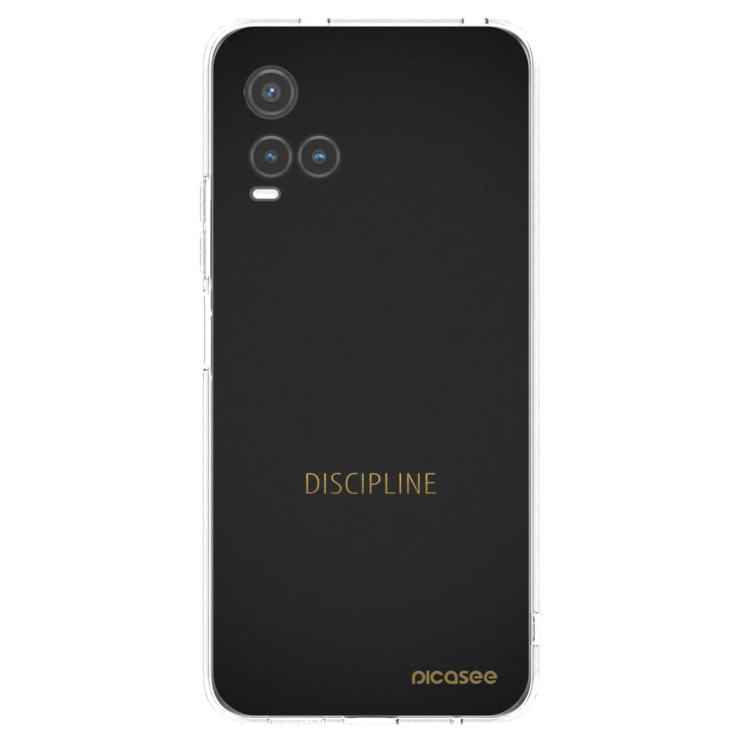 Picasee silikónový prehľadný obal pre Vivo Y33s - Discipline