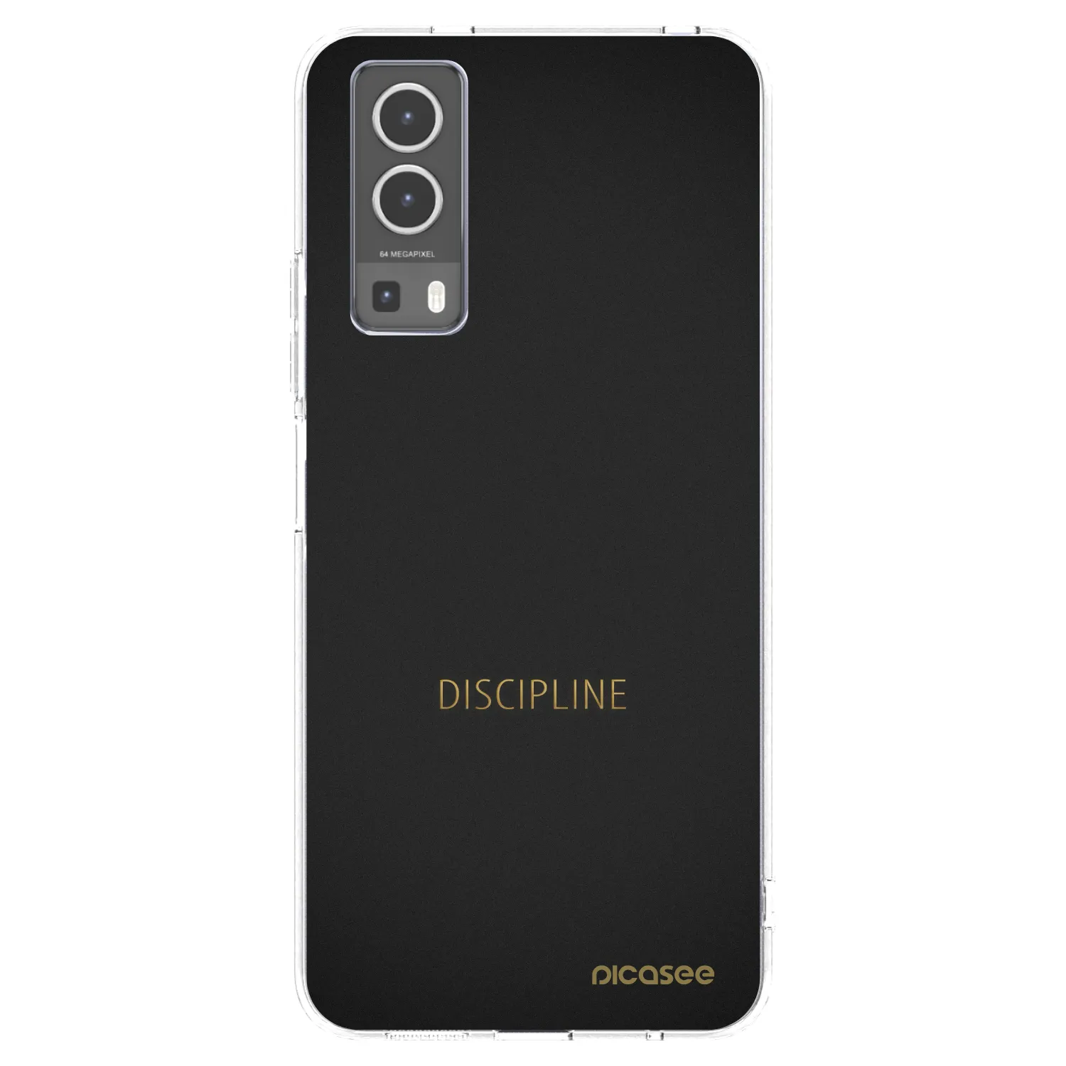 Picasee silikónový prehľadný obal pre Vivo Y72 5G - Discipline