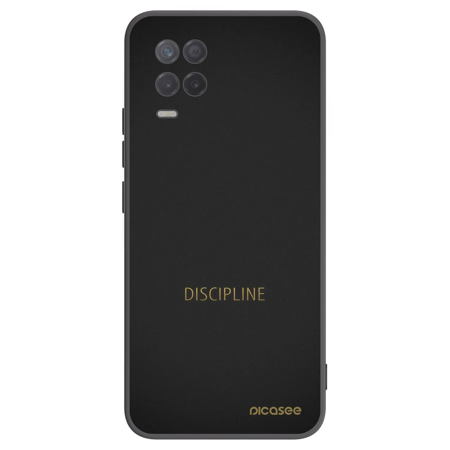 Picasee silikónový čierny obal pre Realme 8 5G - Discipline