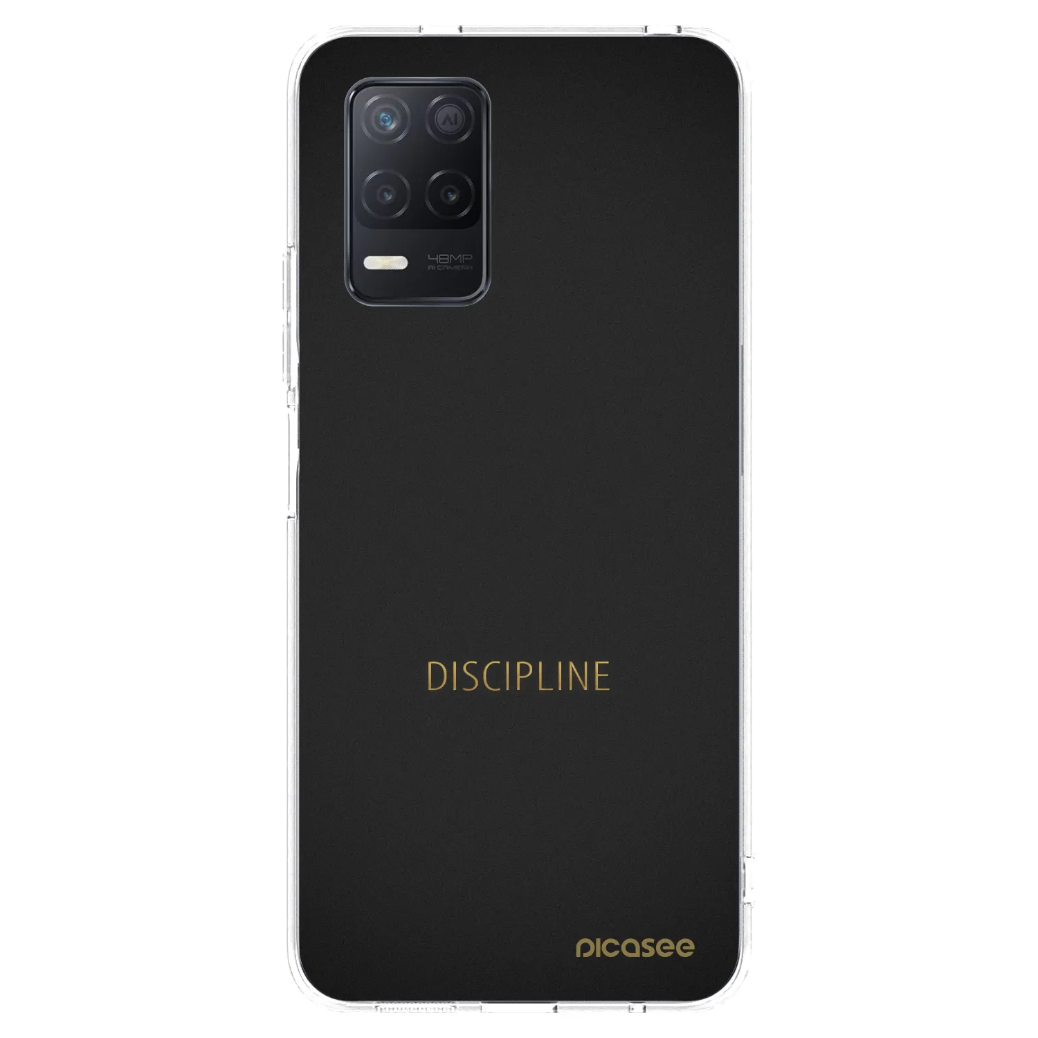 Picasee silikónový prehľadný obal pre Realme 8 5G - Discipline