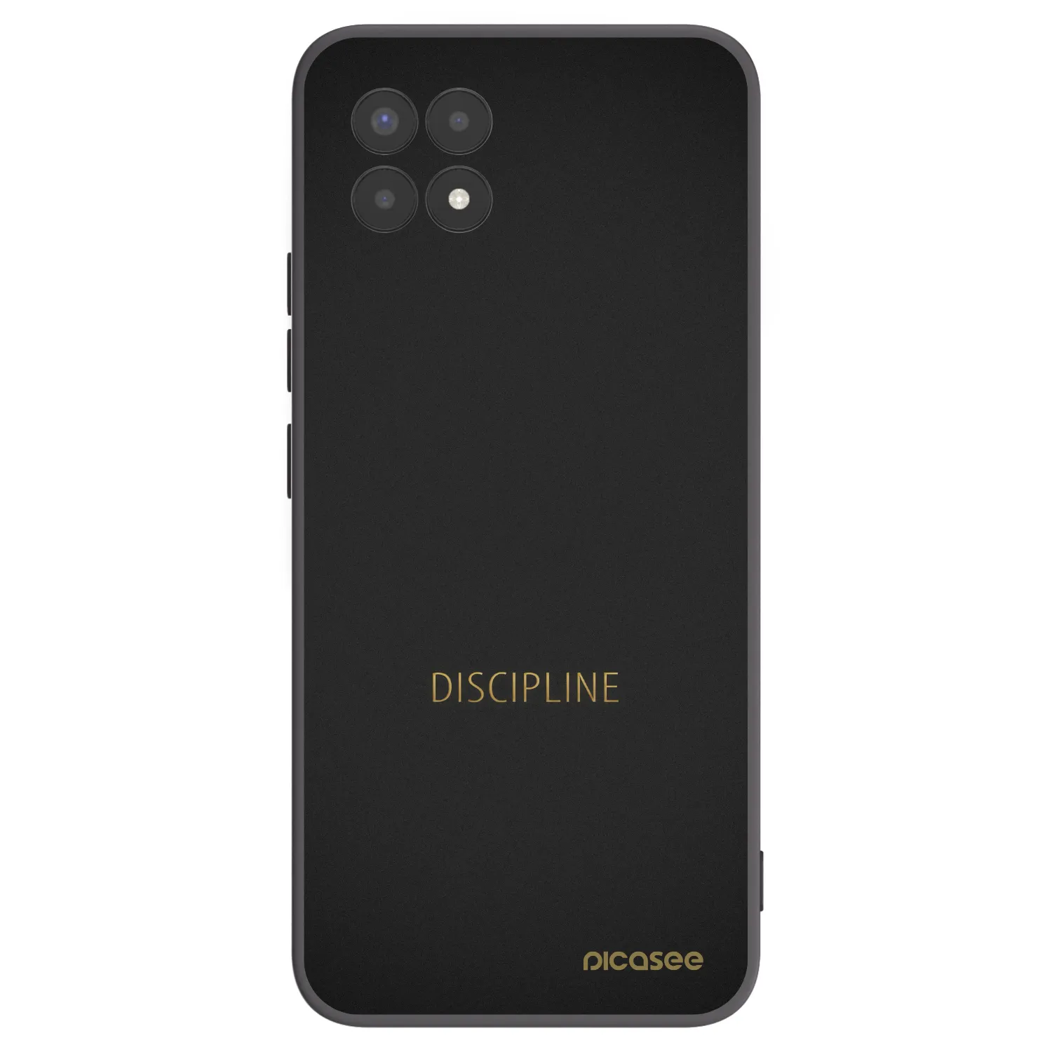 Picasee silikónový čierny obal pre Realme 8i - Discipline