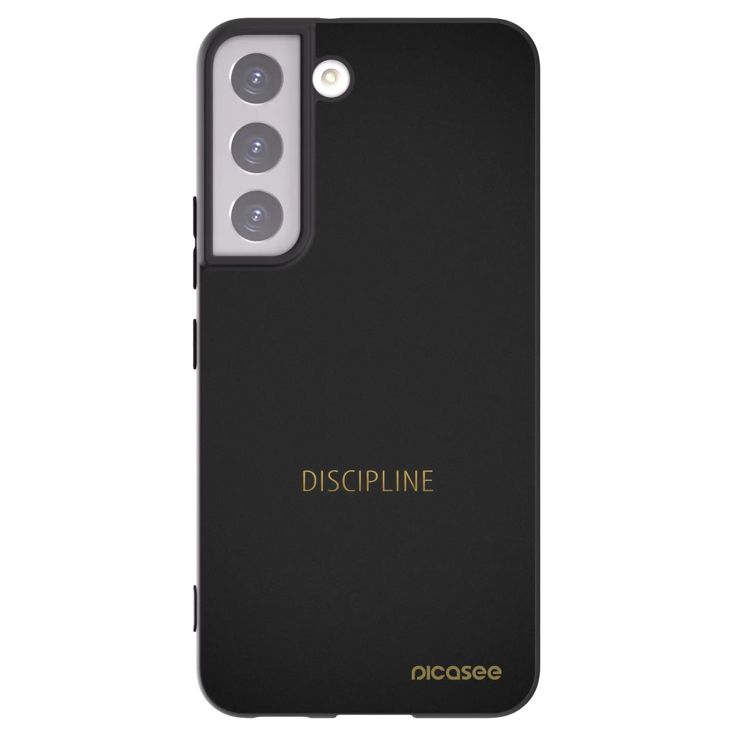 Silikónový čierny obal pre Samsung Galaxy S22 5G - Discipline