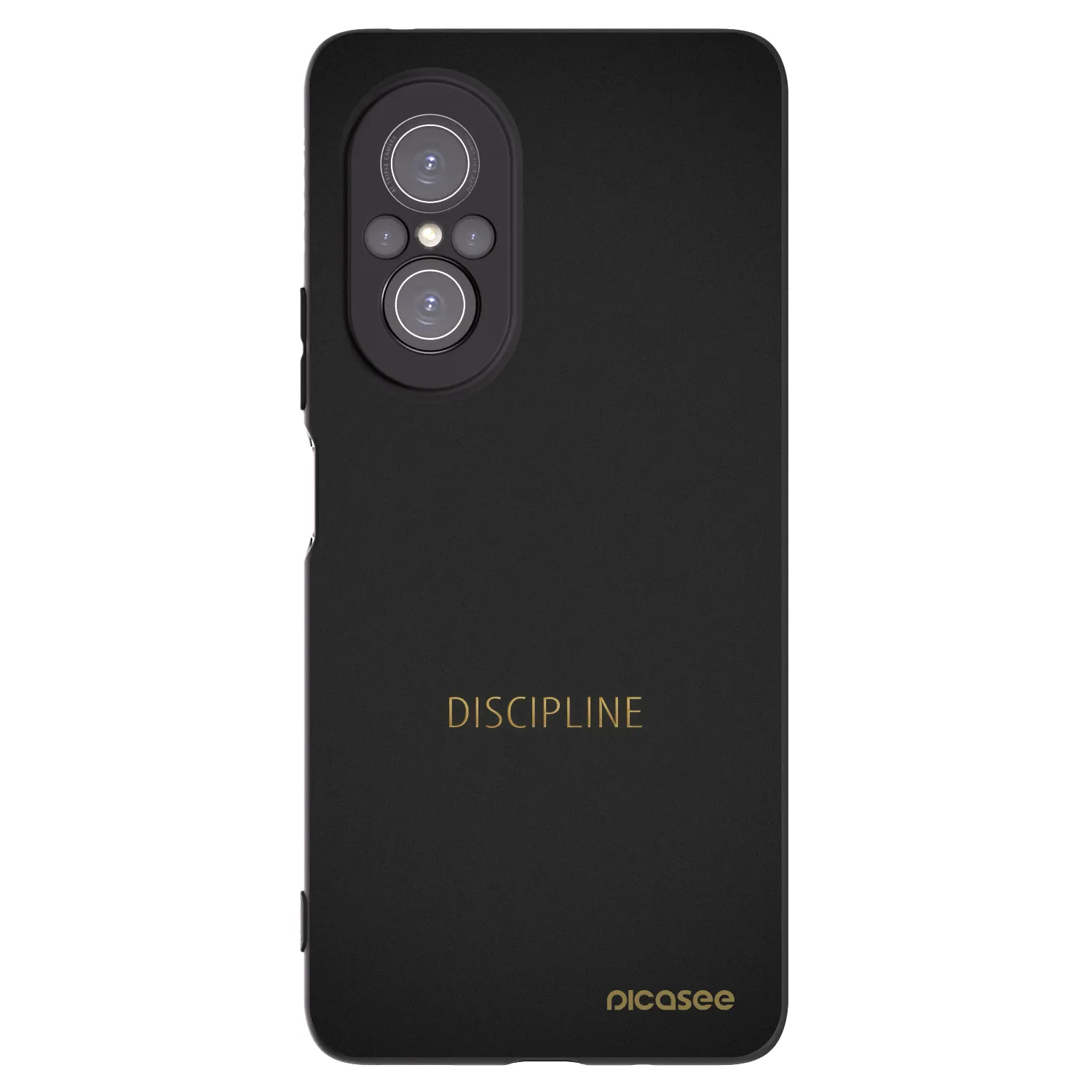 Picasee silikónový čierny obal pre Huawei Nova 9 SE - Discipline