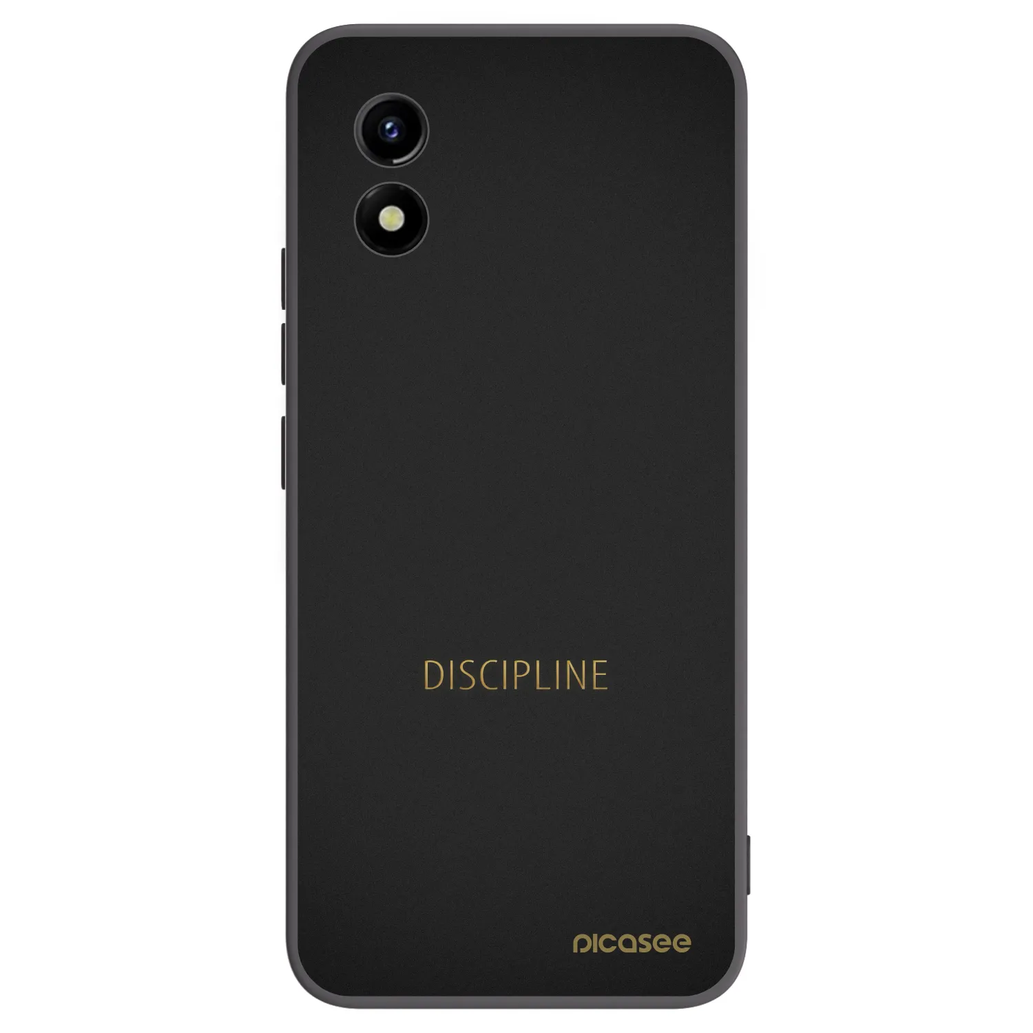 Picasee silikónový čierny obal pre Vivo Y01 - Discipline
