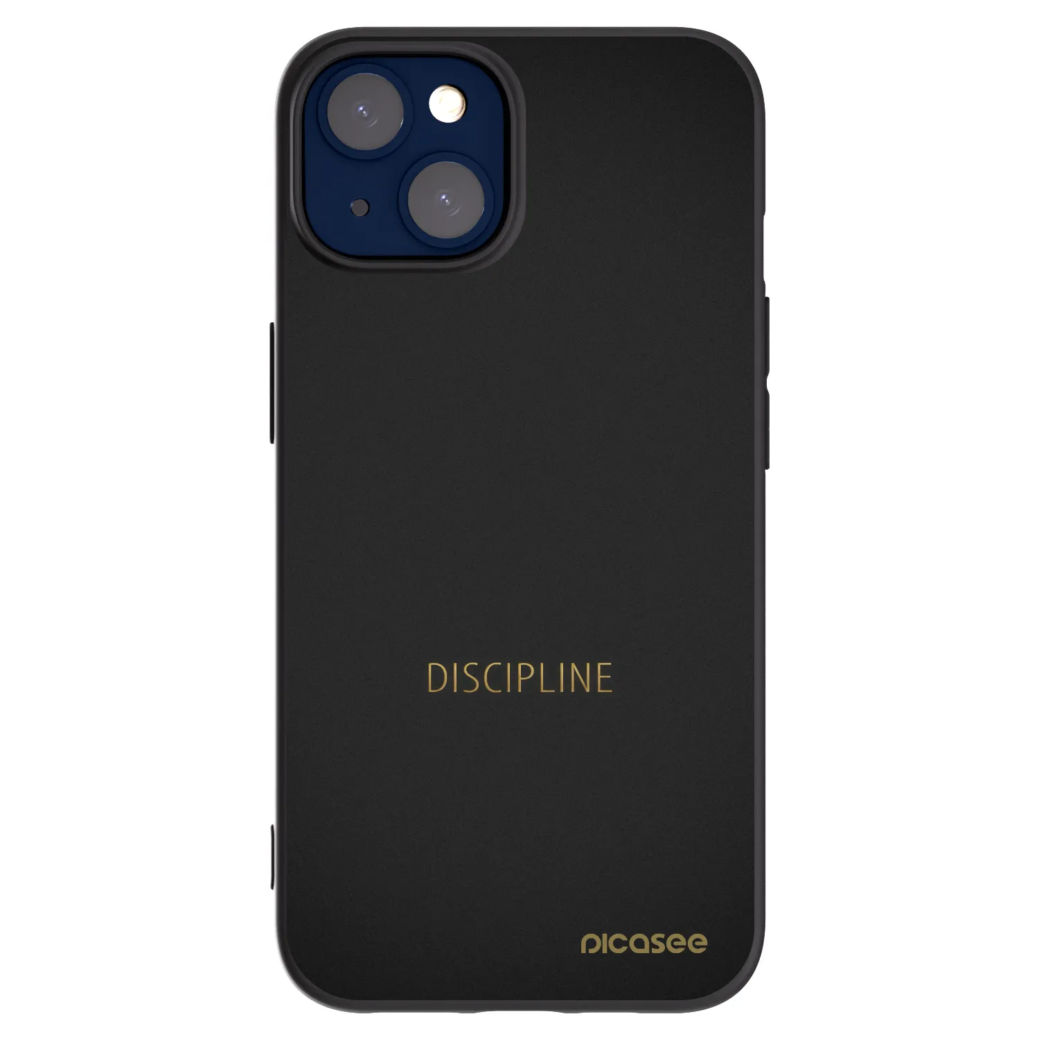 Silikónový čierny obal pre Apple iPhone 14 - Discipline