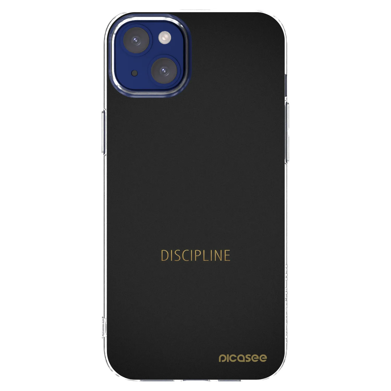 Silikónový prehľadný obal pre Apple iPhone 14 Plus - Discipline