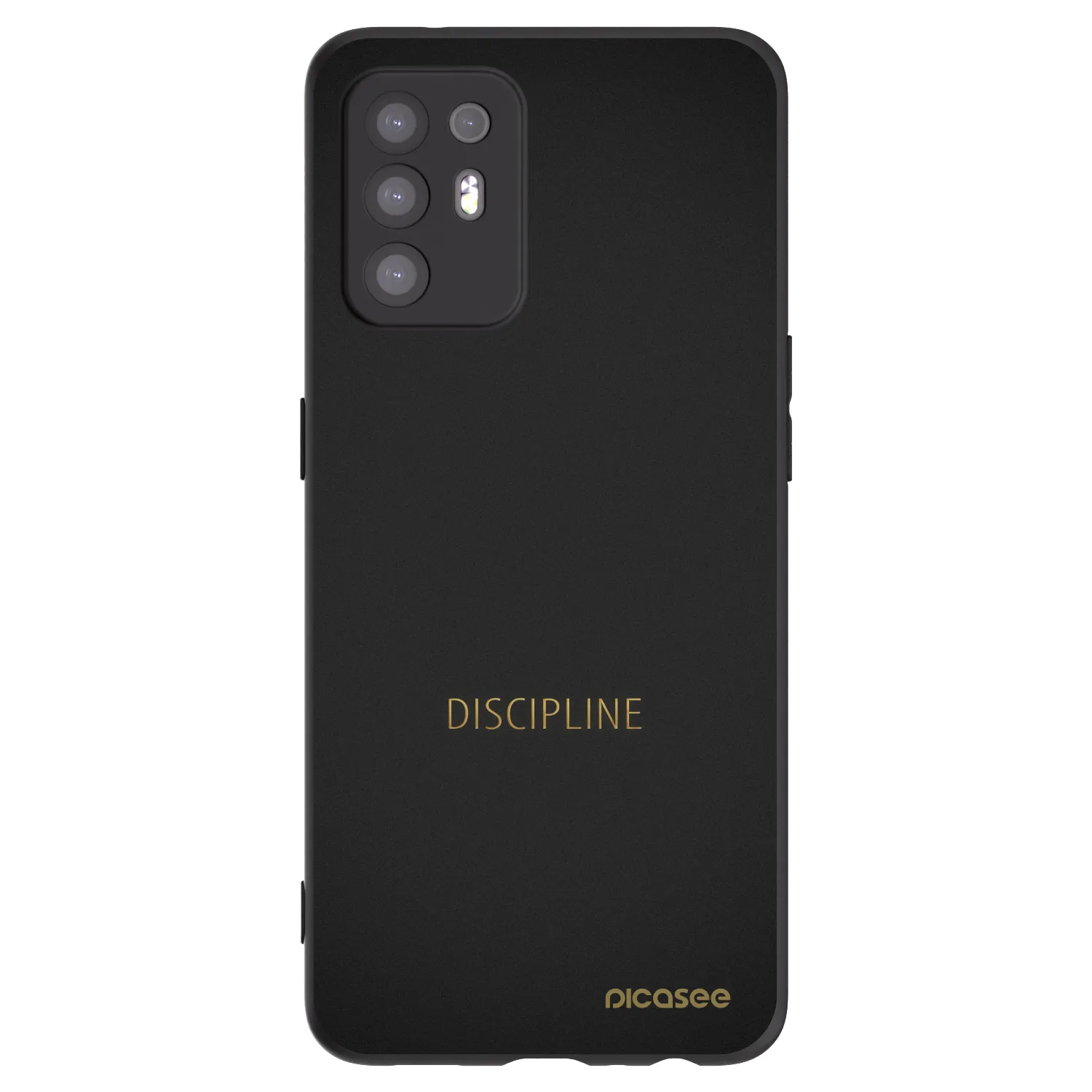 Picasee silikónový čierny obal pre OPPO A94 5G - Discipline