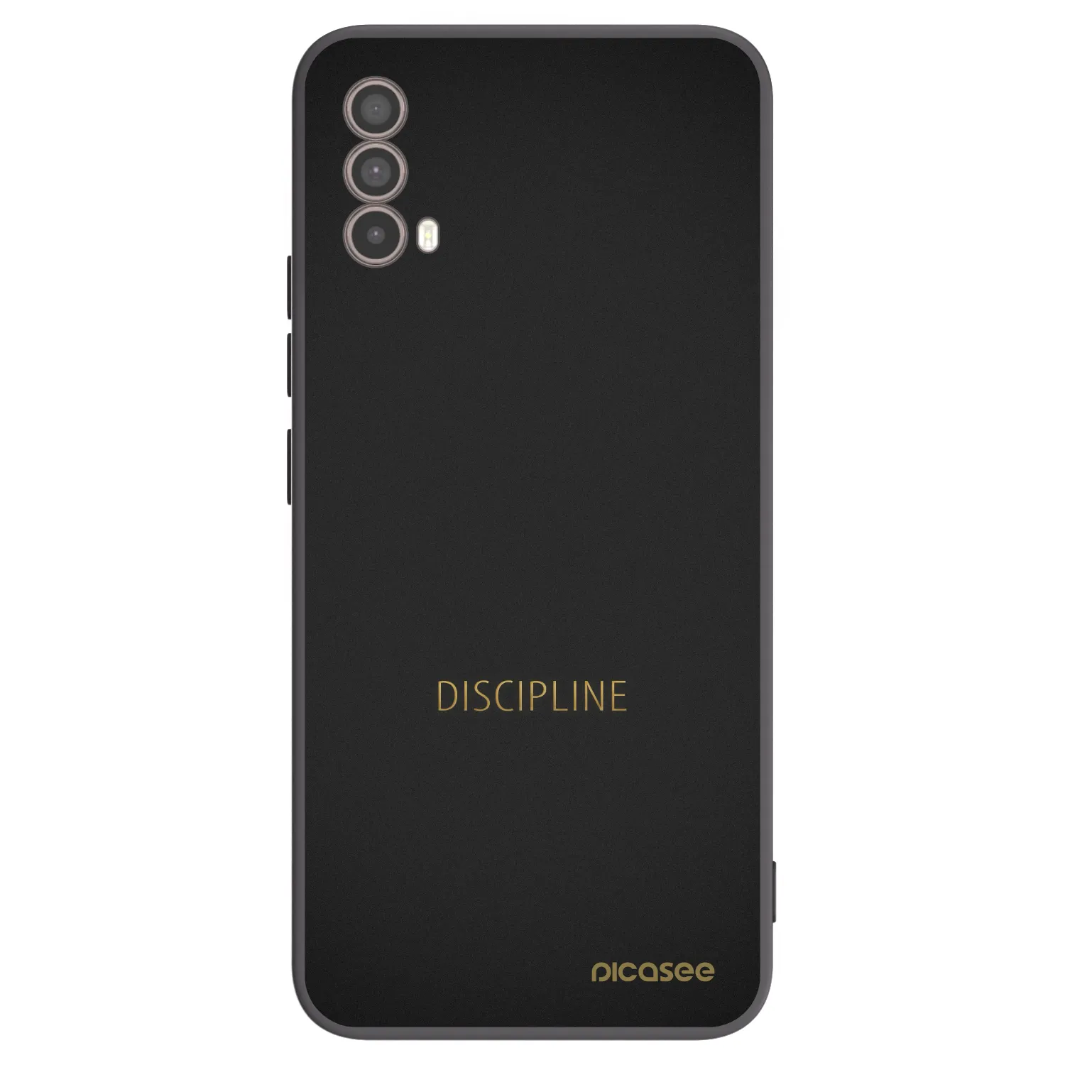 Silikónový čierny obal pre Motorola Moto E40 - Discipline